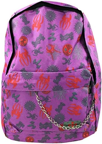 Devil Dagger Poisonous Spiders, Flashy Cob Web Spider And Man Face Favorite Special Awesome Pattern Rucksack Mix Vintage Alternative Fashion Daypack Tablet Bag Unisex Casual School Backpack