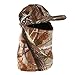 Produktbild Baoblaze Abnehmbar Gesichtsmaske Sturmhaube mit Basecap Camouflage Tarnung für Jade Sport