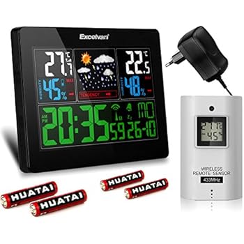 wetterstation mit farbdisplay und au�ensensor test