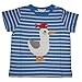 Baby Boys Striped Applique Seagull T-Shirt (12-18 Months)