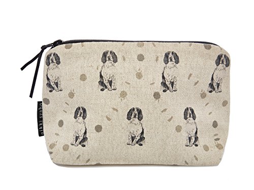 Springer Spaniel makeup bag (natural) - the perfect gift!