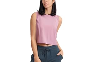 HANYOMO Donne Yoga Allenamento Canotte Fitness Culturismo Gilet corto Atletico Camicie senza maniche