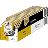 Sheba Classics in Pastete Katzenfutter Geflügel Cocktail, 36 Schalen (36 x 85 g)