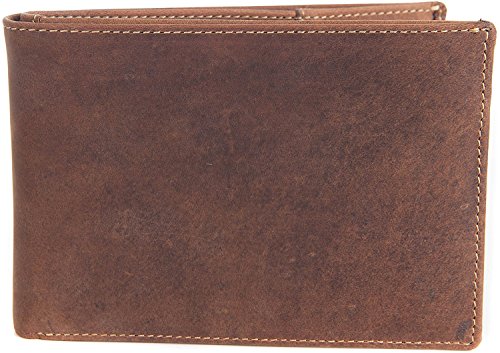 Preisvergleich Produktbild Visconti Leder Öl Hellbraun RFID schutz Pass Reise Geldbörse 726 - Neu