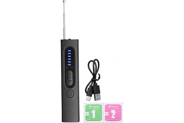 Tiardey Hidden Camera Detectors Anti-Spy Detector Kameradetektor för GSM GPS Locator Tracker Kamera Lyssningsenheter Trådlösa