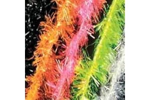 VENIARD Blob Fly Tying Material, Turbo Translucent Chenille, for Fly Tying or Crafting