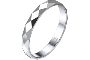 Bandmax Anello Argento 925 Donna Uomo, Ferma Anello Fedine Argento, 4 Stili Fedina Uomo Donna, Anello Argento Personalizzabili Gioielli, Idee Regalo Compleanno Natale Nuziale