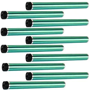 JET BLACK HP-12A OPC Green Drum for HP Laserjet Toner Cartridge Set of 10 - Green
