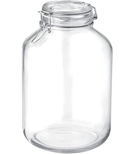 Voorraadpot, glas en metaal, 520 ml online kopen?| Dille & Kamille
