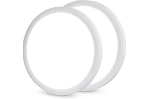 Befurglor LED Ceiling Lights,18W 2000LM Daylight White 5000K, Waterproof IP44, Ø 23cm Small Ceiling Lamp for Living Room, Bedroom, Kitchen, Hallway, Office, White, 2 Pack