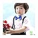PLAIN BLUE BOY Pageboy Baby Satin Pre Tied Bow Tie Adjustable Tie for Wedding Prom Party