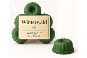 Duftmelt ❥ Duftwachs 5er Set - Winter & Weihnachts Duftkerzen | Raumduft ❥ (Winterwald)