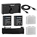 Produktbild PULUZ 7 in 1 Accessories Charger Combo Kit (Batteries + Cable + Battery Charger + Mesh Bag) for GoPro HERO3+ /3