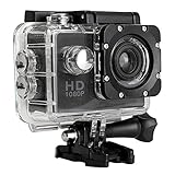 ღ【BIS ZU 30 METERN WASSERDICHTE ACTIONKAMERA】： Gehäuse kann unter Wasser bis zu einer Tiefe von 30 Metern garantieren ,ideal für Outdoor-Aktivitäten wie Schwimmen, Wasserski, Surfen usw. Mit einem wasserdichten Gehäuse können Sie 30 Meter unter Wasser filmen.
