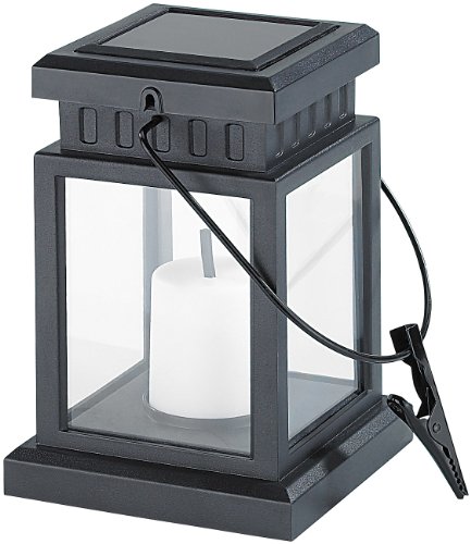 Lunartec Solar-LED-Laterne im asiatischen Design