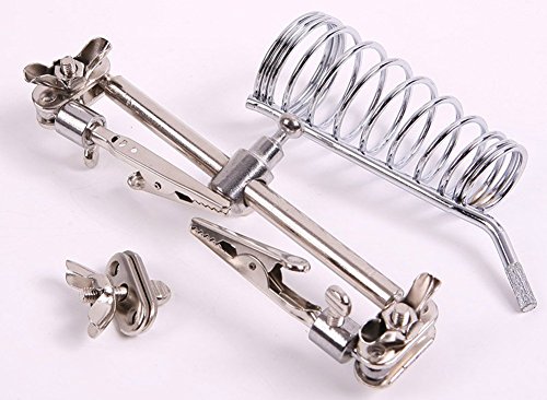 Gearmax® 3.5x & 12X dritte helfende Hand Clip-LED Vergrößerungsablageständer Len Lupe - 5