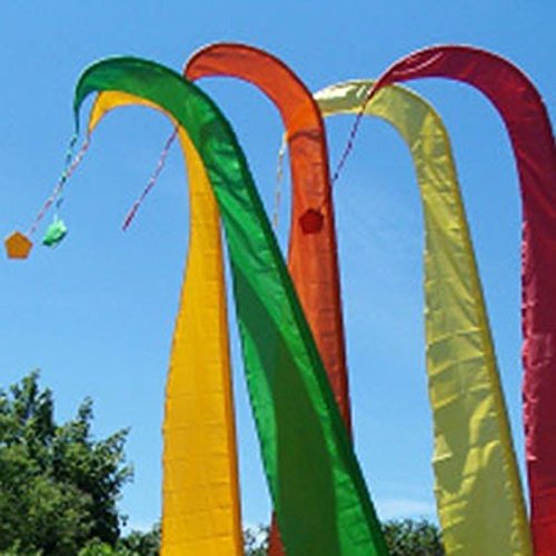 DEKOVALENZ – Rundbogen-Aufsatz für Balifahnen, Dekovalenz KB100, für die typische Rundung der Fahne - 4