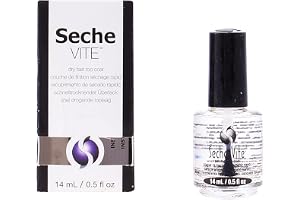 Seche Vite Dry Fast Topcoat, nagelvård, snabbtorkande överlack (1 x 14 ml)