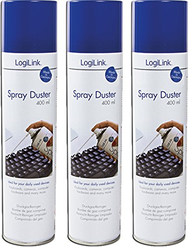 Preisvergleich Produktbild LogiLink Druckluftspray 400ml (3, 400 ml)