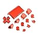 Produktbild PS4 Playstation 4 Controller Button Modding Set Buttons Thumbsticks D-Pad Knöpfe (chrom rot) (JDM-001,011,020,021)