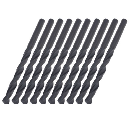Geradem Schaft 6.4 mm Dia HSS Spiralbohrer Bits, Bohrer - 10 Stück