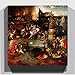 Produktbild Canvas Print 20 x 20 Inch (50 x 50 cm) Hieronymous Bosch The Temptation of St Anthony - Canvas Wall Art Picture Ready to Hang - FREE DELIVERY