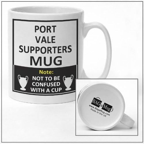 Port Vale Football Club Supporters Rival Team Joke Funny New and Easy Office Tea and Coffee Mug Gift