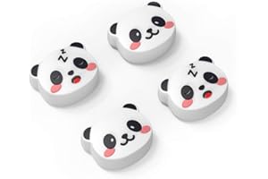 JEMDO Joystick nakładki kompatybilne z Switch 2 (2025) – zestaw 4 szt. Panda Thumb Grips z silikonu, antypoślizgowe nakładki na sztyfty odpowiednie do sterowania Joy Con, motyw zwierzęcy dla