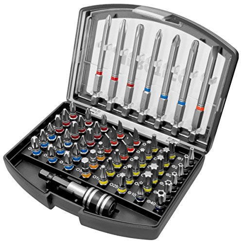 Proteco-Werkzeug® Bitsatz Bitbox Bitset Torsionsbits 56 tlg Schnellwechselhalter