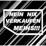 2x Scheibenaufkleber JDM Karte *NEIN NIX VERKAUFEN MEINS*