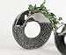 Produktbild Deko Vase LUXOR rund D. ca. 23cm silber grau Keramik Formano
