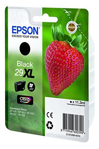 Epson Original T2991 Erdbeere, Claria Home Tinte, Text- und Fotodruck XL (Singlepack) schwarz - 2