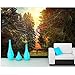 Produktbild Lovemq Papel De Pared Schweiz Parks Herbst Fichte Natur Tapete, Wohnzimmer Sofa Tv Wand Schlafzimmer Küche Wand Papier Wohnkultur-290X230Cm