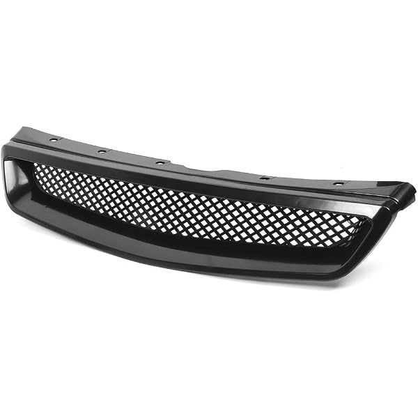 Qiilu Radiator Grille Air Flow Inlet Mesh Fit for Civic 96-98 JDM 