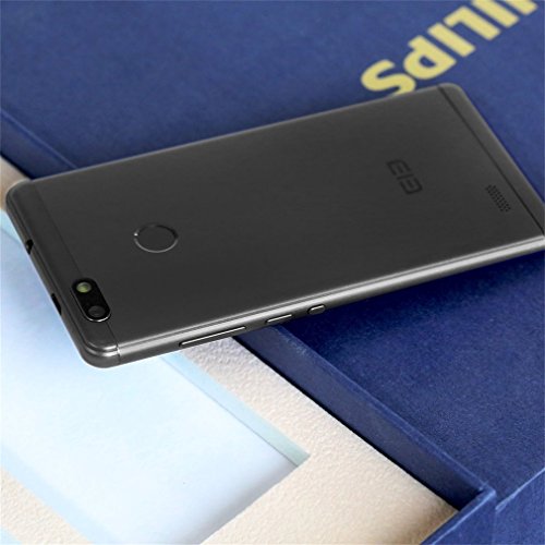 Elephone C1 Mini 4G Smartphone Ohne Vertrag 5.0 Zoll FHD Android 6.0 Full Metal Rahmen MediaTek MT6737 Quad Core 1GB RAM+16GB ROM 8.5mm Dicke Fingerabdruck-Sensor(Schwarz)