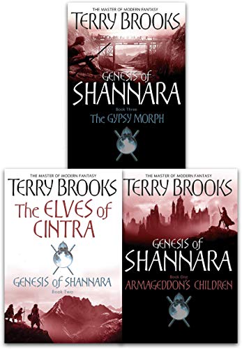 The Genesis of Shannara Series Terry Brooks 3 Books Collection Set (Armageddons Children, The Elves Of Cintra, The Gypsy Morph)