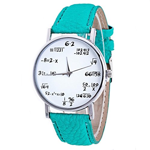 Xinantime Relojes Pulsera Mujer,Xinan Cuero PU Venda Relojes Analógicos del Cuarzo (Verde)