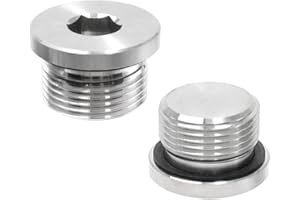 lyualma 2 Pièces Bouchon Robinet Hexagonal Bouchon Obturateur INOX Acier avec Scellage Caoutchouc Anneau 3/4 Pouce Bouchon Tuyau pour L'étanchéité des Tuyaux