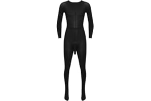 iixpin Herren Mesh Strumpfhosen Männer Transparent Body Bodysuit Overall Erotik Schlafanzug Männerbody Einteiler Unterhose