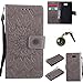 Produktbild PU Samsung Galaxy J5 Prime Bookstyle Flip Case Für Samsung Galaxy J5 Prime/J5 Prime SM-G570F/Samsung Galaxy On5(2016) Hülle Leder Muster [Pattern 2],Leder PU Lederhülle Standfunktion Etui Schutzhülle Tasche Credit Card Slots Wallet Case Schutzhülle + Staubstecker (6FF)