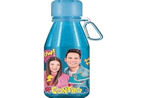 Gamevision Me Contro Te Borraccia in alluminio Glitterata (assortito) 1 Pezzo (Glitterata Blu)