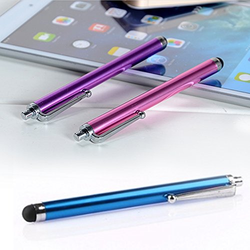 Hieha 10x universal Stylus Stift Touch Pen 10cm in verschiedenen Farben für kapazitiven Touchscreen Smartphone iPhone iPad Tablet PC GPS - 6