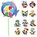 Produktbild Wanfor Cartoon Tier Windmühle Wind Spinner Windrad Hausgarten Hof Decor Kinder Spielzeug