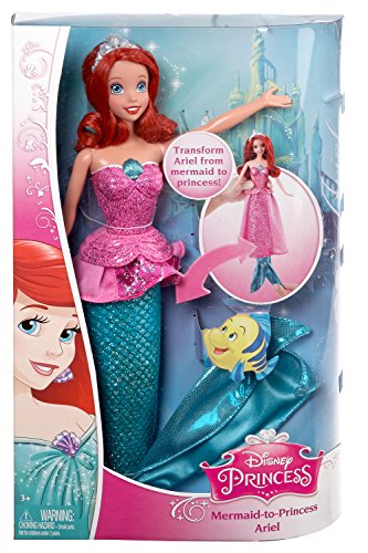 Disney Princess Mermaid To Princess Ariel Doll