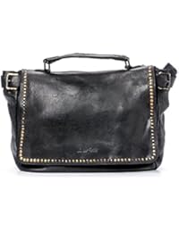 Ira del Valle, Bolso para mujer, Piel genuina, Vintage, Modelo California Harley, Made in Italy