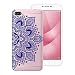 Produktbild Yokata Asus ZenFone 4 Max ZC520KL Hülle Transparent Weiche Silikon Handyhülle Schutzhülle TPU Handy Tasche Schale Etui Weich Silicone Bumper Ultra Dünn Slim Schlank Durchsichtig Handytasche Premium Kratzfest Clear Backcover Schutz für Asus ZenFone 4 Max ZC520KL (5,2 Zoll) Case Cover - Blaue Mandala