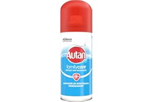 Autan Family Care Spray Sec - Répulsif Anti-Moustiques - jusqu'à 4H de Protection Immédiate - 1 Spray Sec, 100ml