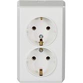 VIKO Vera White Dual Ground Socket
