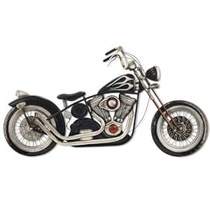 Art Deco Home - Wanddeko Motorrad Harley, 59x109 cm - 4100SG: Amazon.de