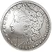 Produktbild realeather Crafts Metall Concho Antik Silber mit Schraubverschluss 3,5 ° cm Handmeißel, Morgan Dollar Köpfe